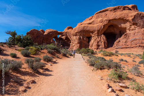Double Arch, Arches National Park, Utah, USA
