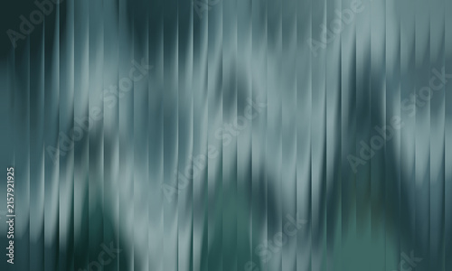 Abstract vertical glass texture with blurred teal and grey stripes