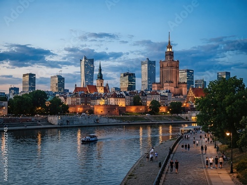 Obraz na płótnie Warsaw