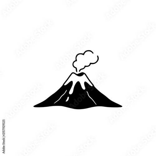 Erupting Volcano Landscape