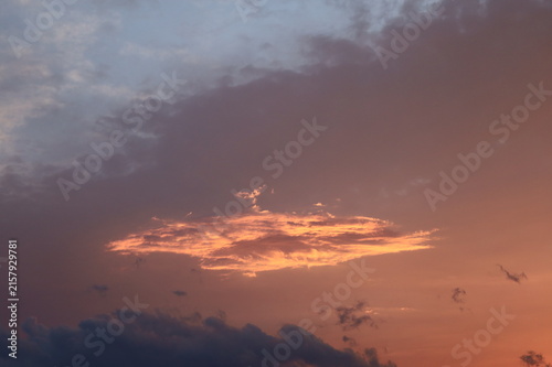 Sunset sky
