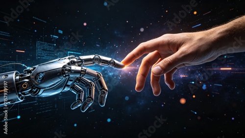 Genesis Of Artificial Intelligence, Cosmic Digital Creation.