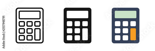 Calculator Math Tool Icon
