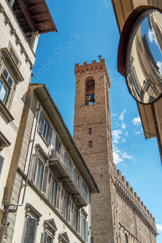 The Museo Nazionale del Bargello bell tower florence italy