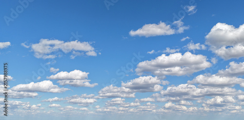 Canvastavla Beautiful blue sky background with clouds