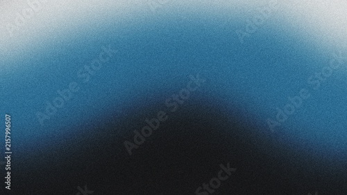 Bild auf Leinwand Abstract grainy gradient background featuring blue and black shades with speckle