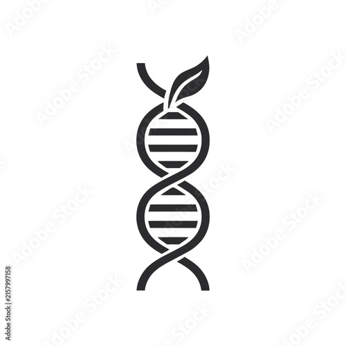 DNA Leaf Biotechnology Icon