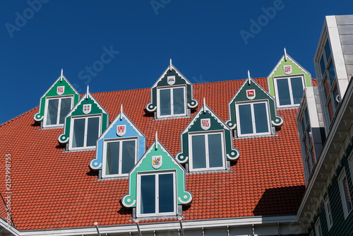 Modern Town Hall (Stadhuis) is the city hall of Zaandam. ZAANDAM, the NETHERLANDS. August 14, 2026.