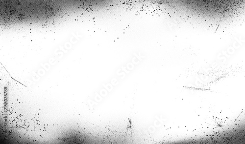 Abstract grunge corner border overlay with distressed texture and vintage film grain effect