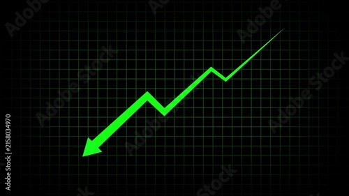 Cost reduction business finance concept. Businessman cost reduction icon with down arrow for budget management and cost management.4k video animation.