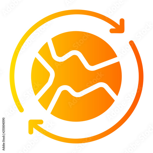 earth gradient icon