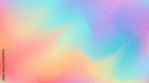 Soft pastel rainbow gradient blur background