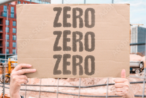 Obraz na płótnie "Zero Zero Zero" I have absolutely no tax strategy whatsoever