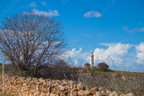 Archaeological site and park of Nea Paphos on Cyprus island.