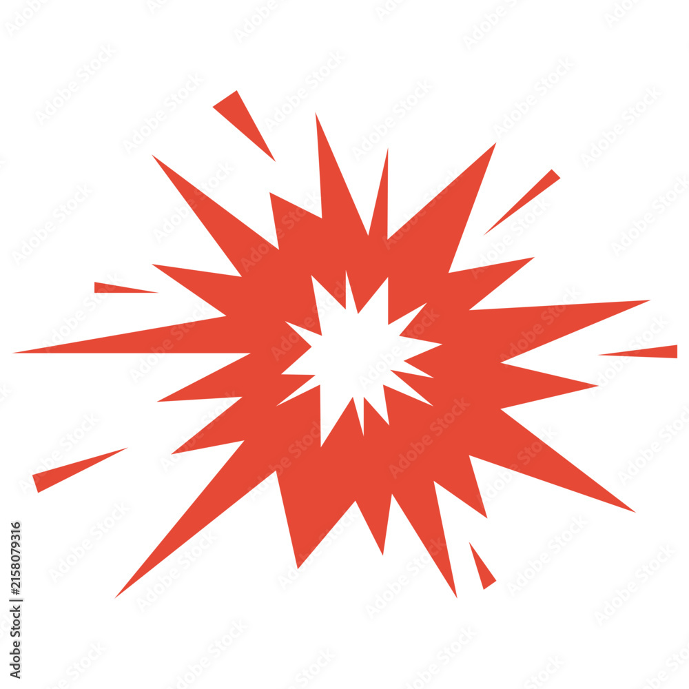 Fototapeta premium Comic Explosion Burst