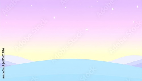 a pink and blue sky with stars