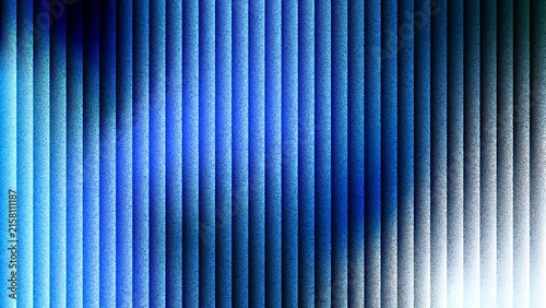 Blue linear textured background displaying vertical ribbed panels illuminated by dynamic diagonal light. modern business background or web page banner backdrop 