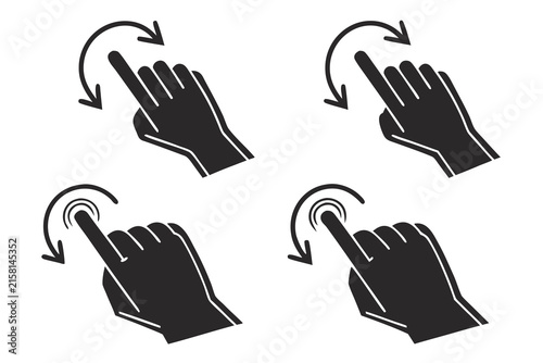 Four black wi-fi signal icons with curved arrows showing connection