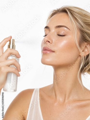 woman with perfume