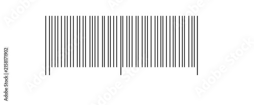 bar code on white background