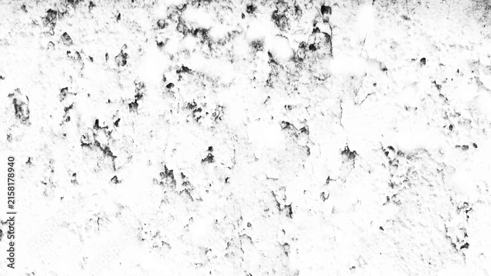Obraz premium Distressed plaster wall surface with peeling paint effect and black grunge spots creating a vintage weathered background for authentic antique style design and artistic projects high quality
