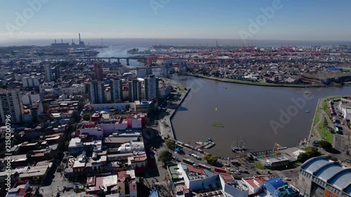La Boca Buenos Aires City Drone 4k 11