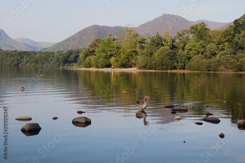 Фотография Derwent Water and Skiddaw in the Lake District UK