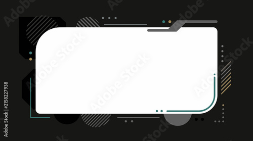 Modern abstract geometric background with blank white space for text and design elements