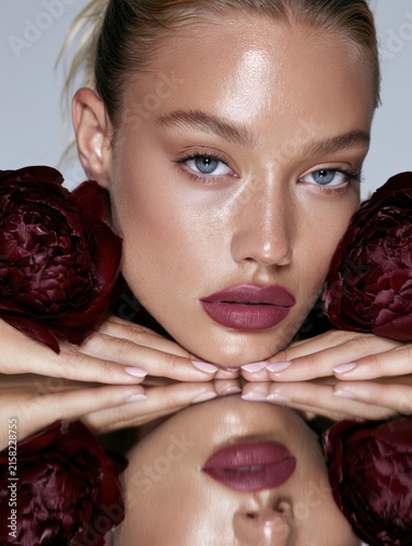Intense Beauty with Burgundy
