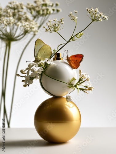 Elegant Floral Perfume Art