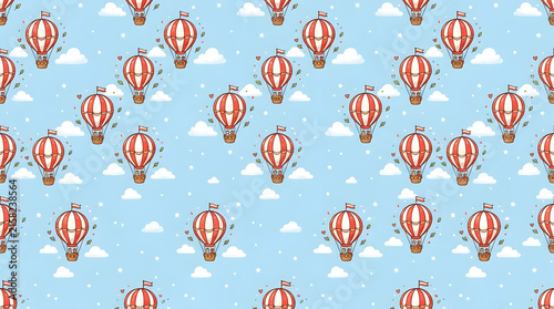 Colorful hot air balloons flying in clear blue sky during vibrant festival event