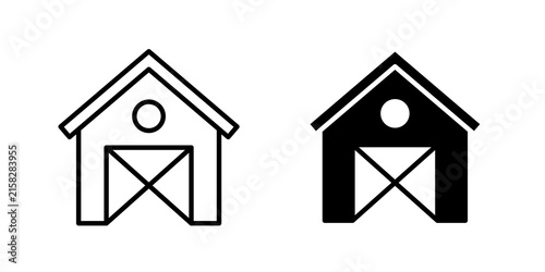 Barn icon collection for UX