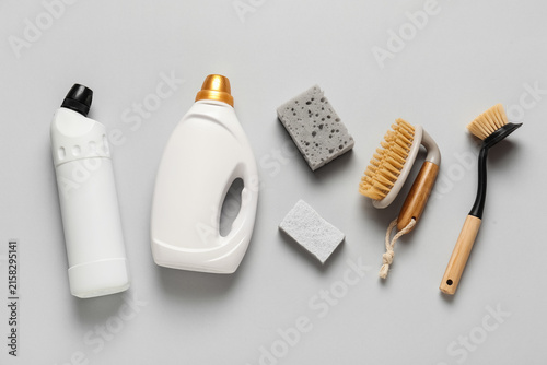 Household cleaning supplies...