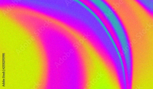Abstract Iridescent Neon Gradient Waves Background, Psychedelic Grainy Spectrum Motion Wallpaper
