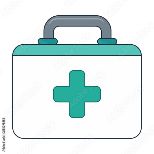 First Aid Kit Emergency Medical Healthcare Illustration