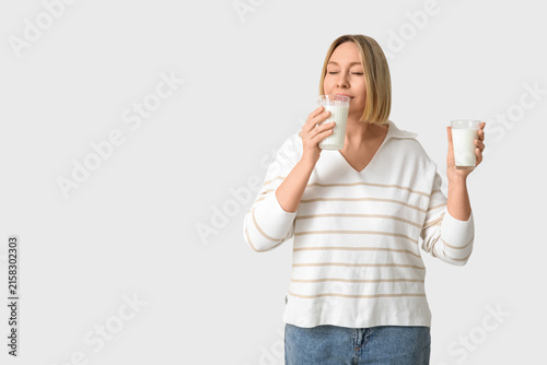 Beautiful young woman with ...