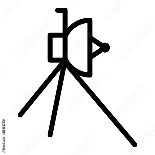 Konstfotografi space voyager line icon