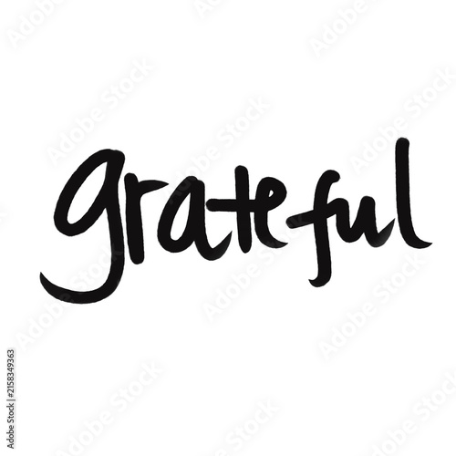 Obraz na plátně Grateful Appreciation Typography