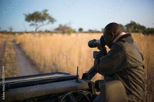 Foto Photographing On Safari Tour in Botswana