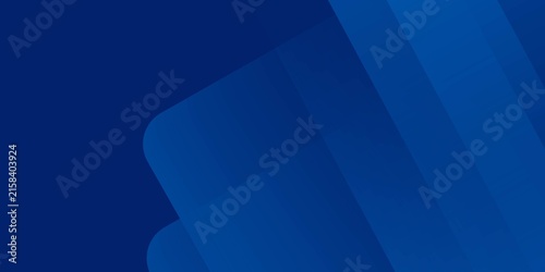 фотографія Abstract blue background with glowing geometric lines