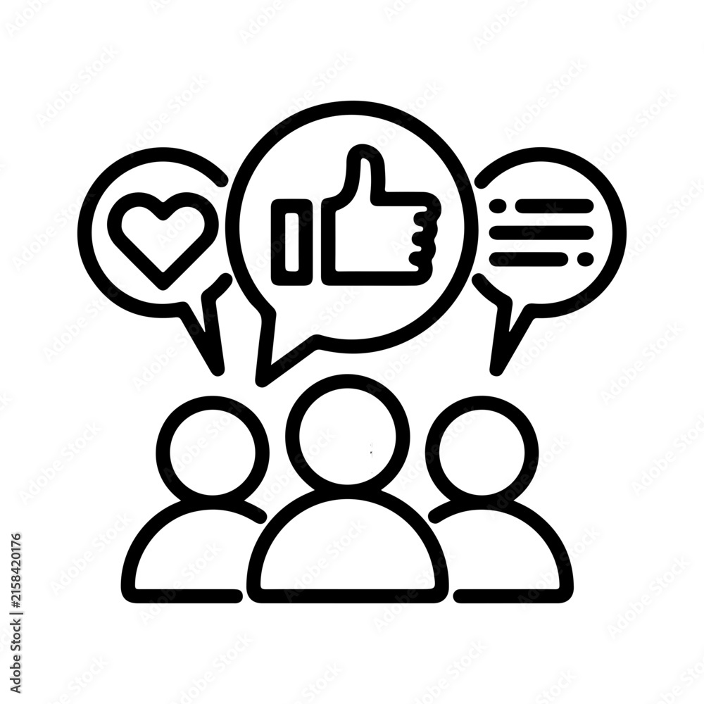 Fototapeta premium Customer loyalty program icon vector.