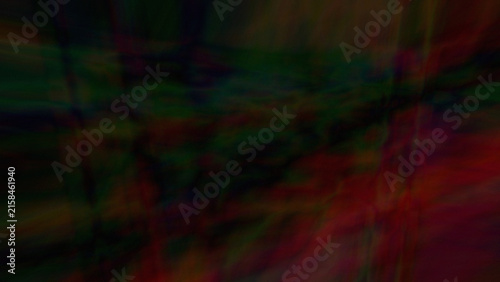 Dark Abstract Glitch Spectrum Background with Blurred Color Light Waves.