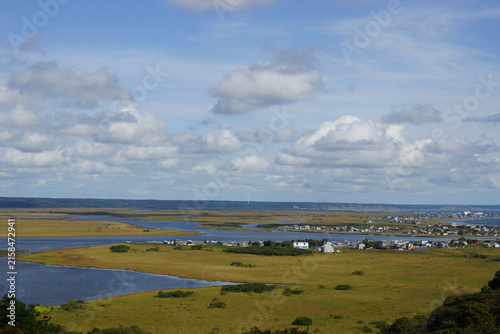 北海道霧多布湿原の風景　琵琶瀬展望台から見た眺望