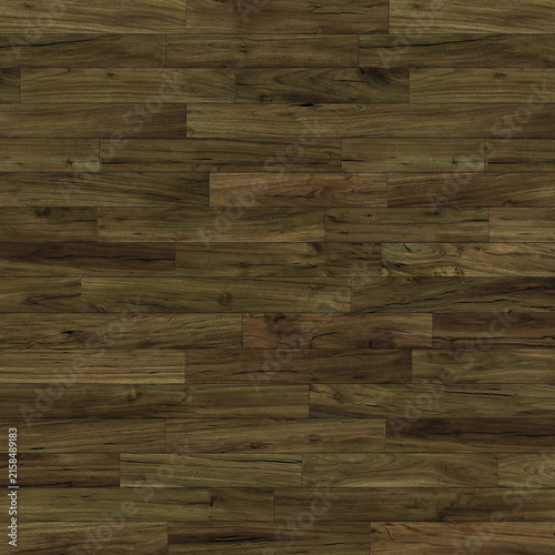 Narrow Slatted Timber Wood Wall Panel Seamless Texture Map