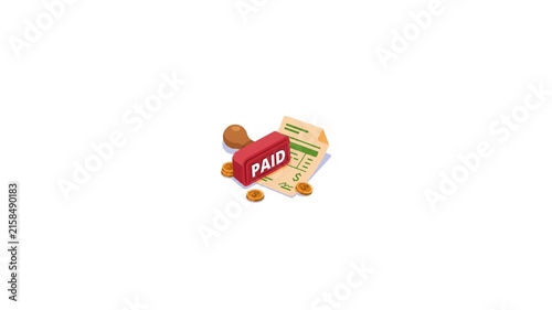 Shopping and E-commerce Finance Icons on a white background. Retail receipt, sale tag and mobile payment icons on a white background. Colorful Retail Finance Icons on a white background. Business icon