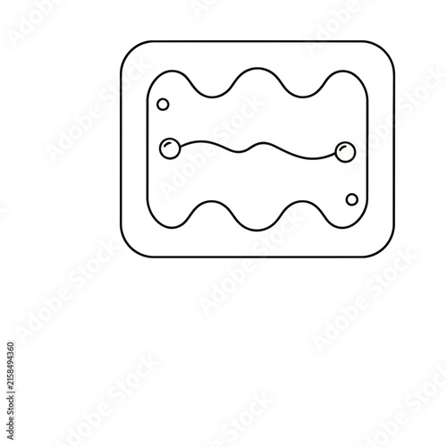 Gear shift pattern icon