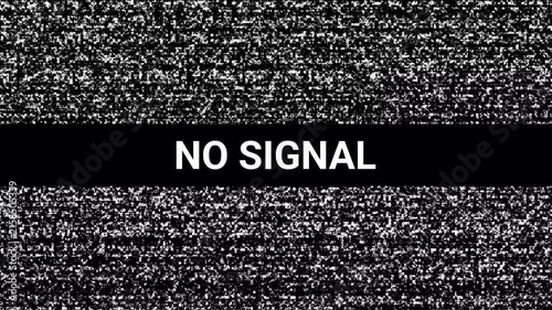 Tv no signal old vintage Noise overlay texture pattern. . tv screen noise glitch effect 4k video