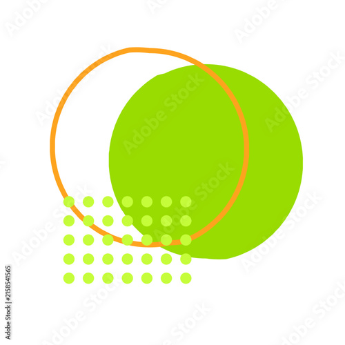 Abstract Geometric Neon Shapes