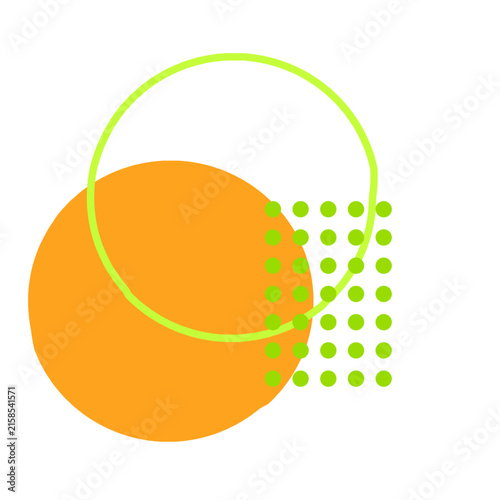 Abstract Geometric Shape Composition