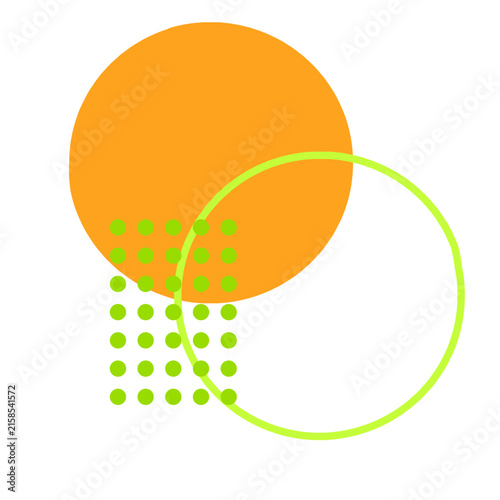 Abstract Geometric Neon Shapes